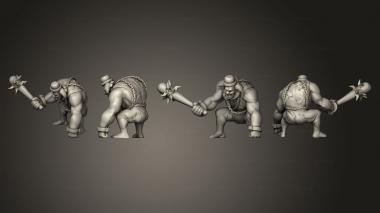 Military figurines Horror Clown Brute 3d model