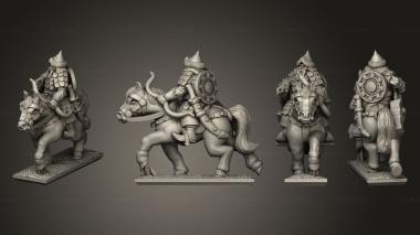 Military figurines horse archersrider 2 3d model