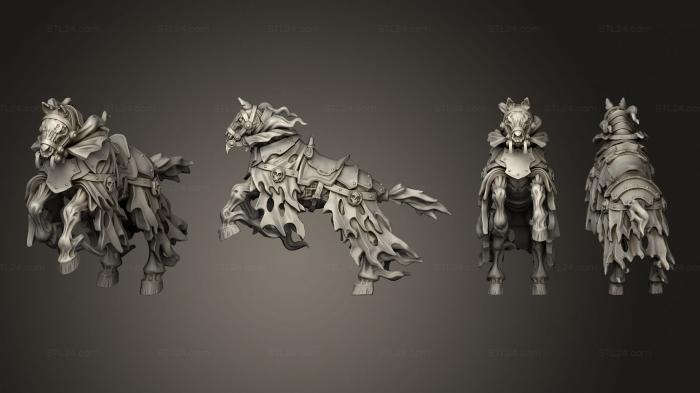 Military figurines (Horse ghost 01, STKW_7597) 3D models for cnc