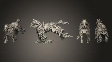 Military figurines Horse ghost 03 3d model