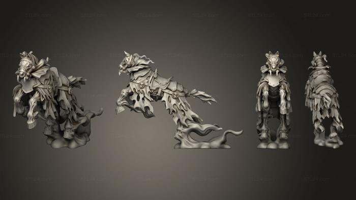 Military figurines (Horse ghost flying 01, STKW_7600) 3D models for cnc
