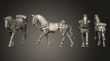 Military figurines Horse 04 3d model