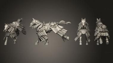 Military figurines Horse 05 3d model