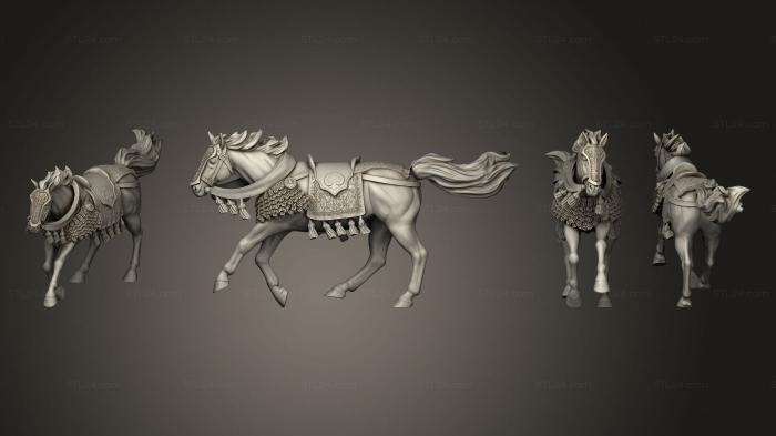 Military figurines (Horse 08, STKW_7613) 3D models for cnc