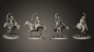 Military figurines Horseman of Pestilence 3d model