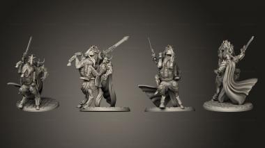 Military figurines Horseman of War Large 002 3d model