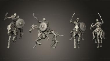 Military figurines Horsemen 1 Sword 3d model