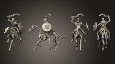 Military figurines Horsemen 2 Sword 3d model