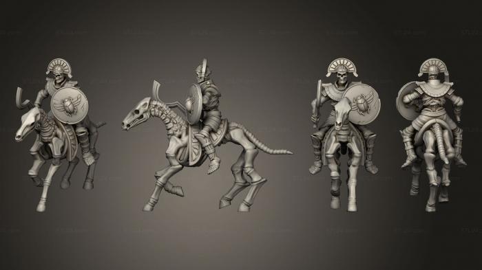 Military figurines (Horsemen 6 Sergeant, STKW_7625) 3D models for cnc