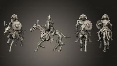 Military figurines Horsemen 6 Sergeant 3d model