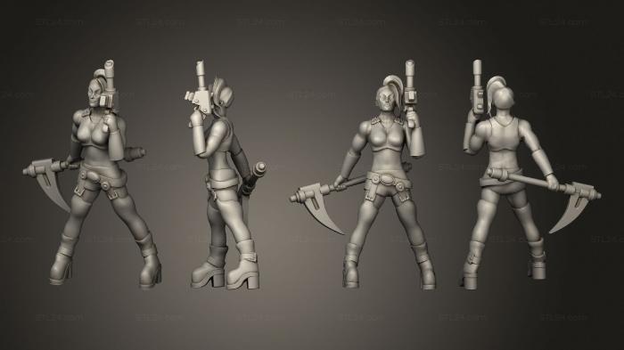 Military figurines (House Bellamorte Lucia, STKW_7628) 3D models for cnc