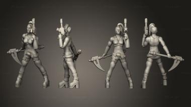 Military figurines House Bellamorte Lucia 3d model