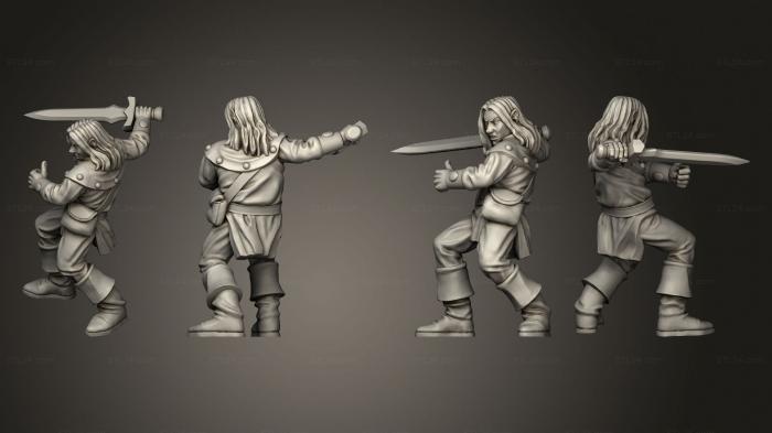 Military figurines (HQ Elf 3 Box Cover, STKW_7637) 3D models for cnc