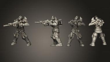 Military figurines hrowback Grull Hellbourne E 3d model