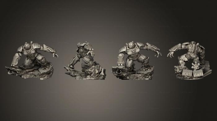 Military figurines (Hulkbuster, STKW_7691) 3D models for cnc