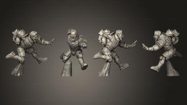Military figurines human 1 3d model