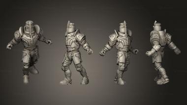 Military figurines human 6 3d model