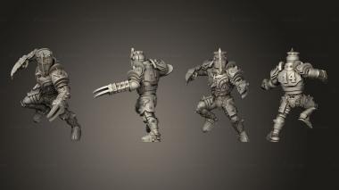 Military figurines human 7 3d model