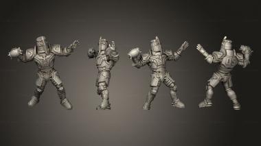 Military figurines human 13 3d model