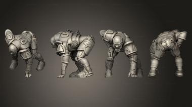 Military figurines human 14 3d model