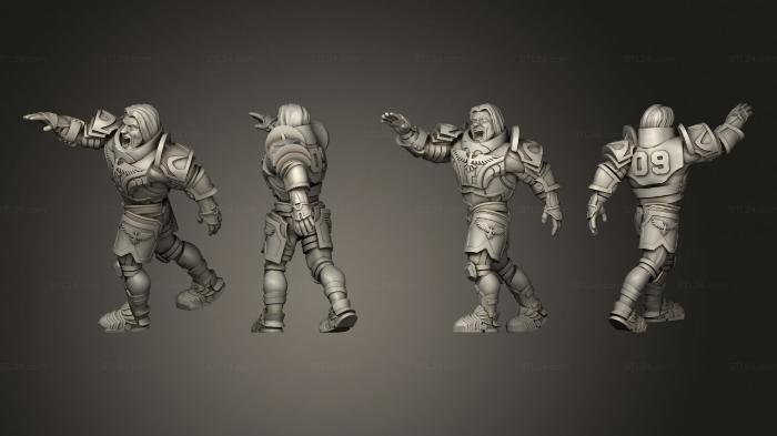 Military figurines (human 15, STKW_7706) 3D models for cnc