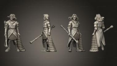 Military figurines Human Cleric Dorothea 3d model