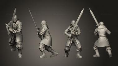 Military figurines Human Fighter 05 3d model