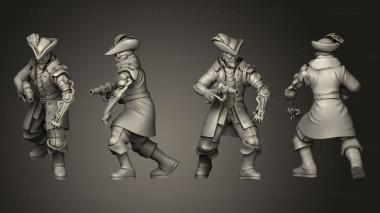 Military figurines Human Fighter 06 3d model