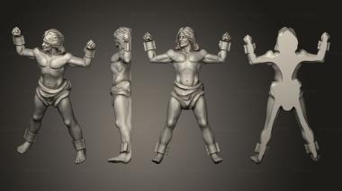 Military figurines Human Male Sacrifice 3d model
