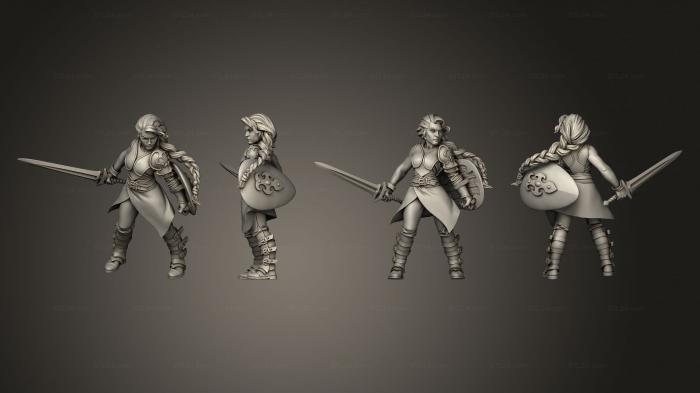 Military figurines (Human Ranger ver 2, STKW_7751) 3D models for cnc