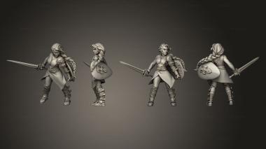 Military figurines Human Ranger ver 2 3d model