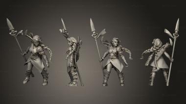 Military figurines Human Ranger ver 3 3d model