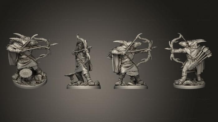 Military figurines (Hunter 01, STKW_7776) 3D models for cnc