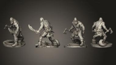 Military figurines Hunter 05 3d model