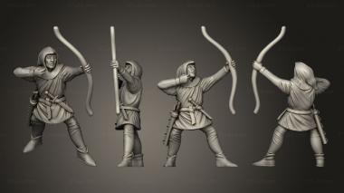 Military figurines Hunter 08 3d model
