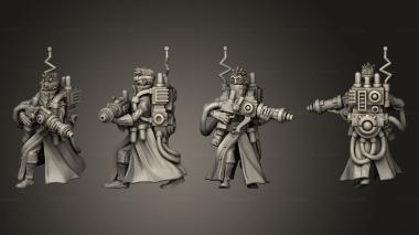 Military figurines Hweapon particle thrower 3d model
