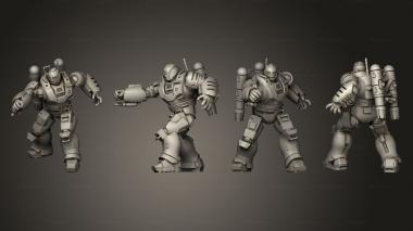 Military figurines Hydra Stomper ironside 2 3d model