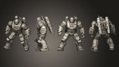 Military figurines Hydra Stomper ironside 3 3d model