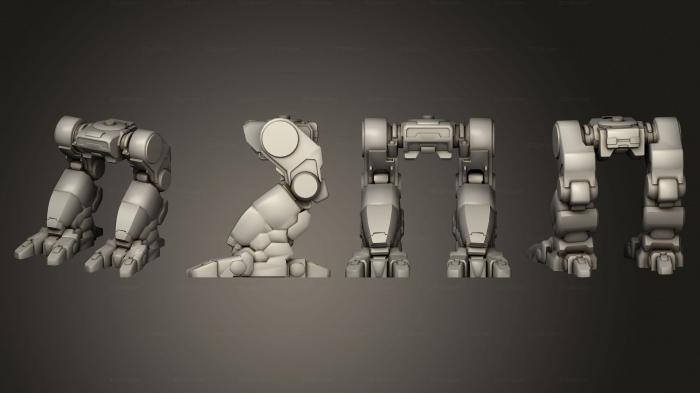 Military figurines (IC Legs Standing, STKW_7804) 3D models for cnc