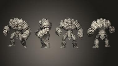 Military figurines Ice Golem Large 3d model