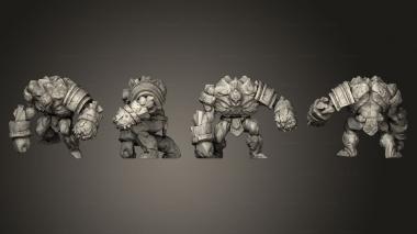 Military figurines Ice Golem Pound Large 3d model