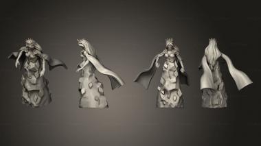Military figurines Ice Sorceress Forst Shield 3d model