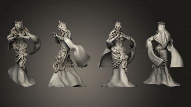 Military figurines Ice Sorceress Magic 3d model