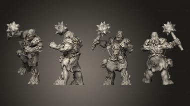 Military figurines Ice Troll Warriors 2 3d model