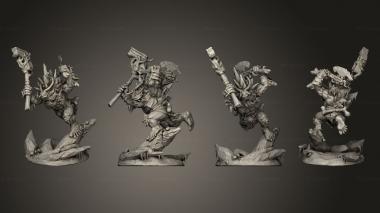 Military figurines Ice Trolls 02 3d model