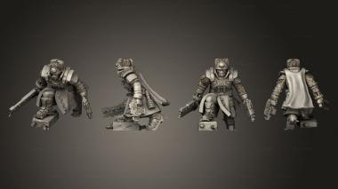 Military figurines Ice Warriors Lieutenant of the Imperial Force 3d model