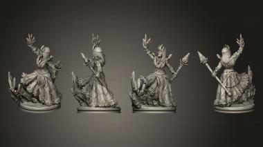 Military figurines Ice Witch Beauty Based 3d model