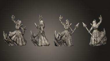 Military figurines Ice Witch Beauty Unbased 3d model