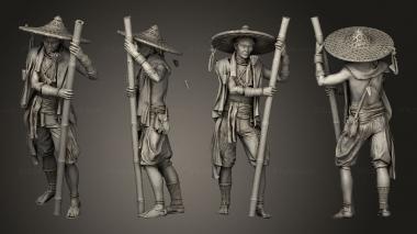 Military figurines Igorot Elder Beefed 3d model