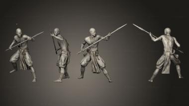Military figurines Igorot Warrior Beefed 3d model